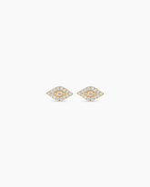 Diamond Evil Eye Studs