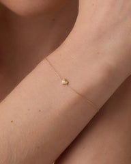 Diamond Vintage Heart Bracelet