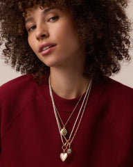 Vintage Burst Charm Necklace