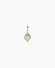 Lab Grown Diamond Heart Charm