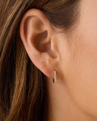 Lab Grown Diamond Eternity Single Huggie