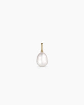 14k Gold Pearl Charm