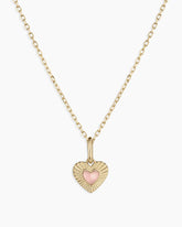 14k Gold It's a Girl Charm Necklace