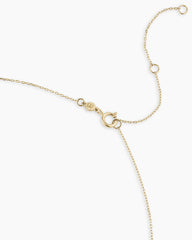 14k Gold Cross Charm Necklace