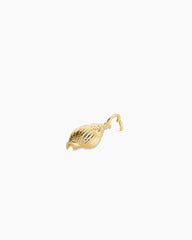 Gold Tulip Shell Parker Charm