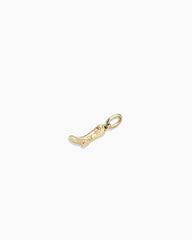 14k Gold Cowboy Boot Charm