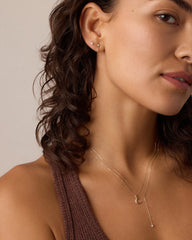 Diamond Crescent Charm