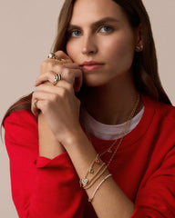 Campbell Enamel Heart Ring