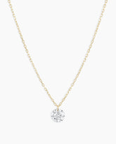 Floating Diamond Statement Necklace