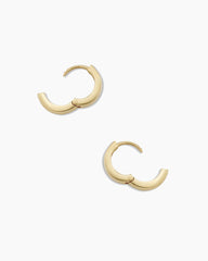 14k Gold Rose Huggies