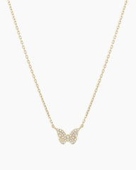 Diamond Butterfly Necklace