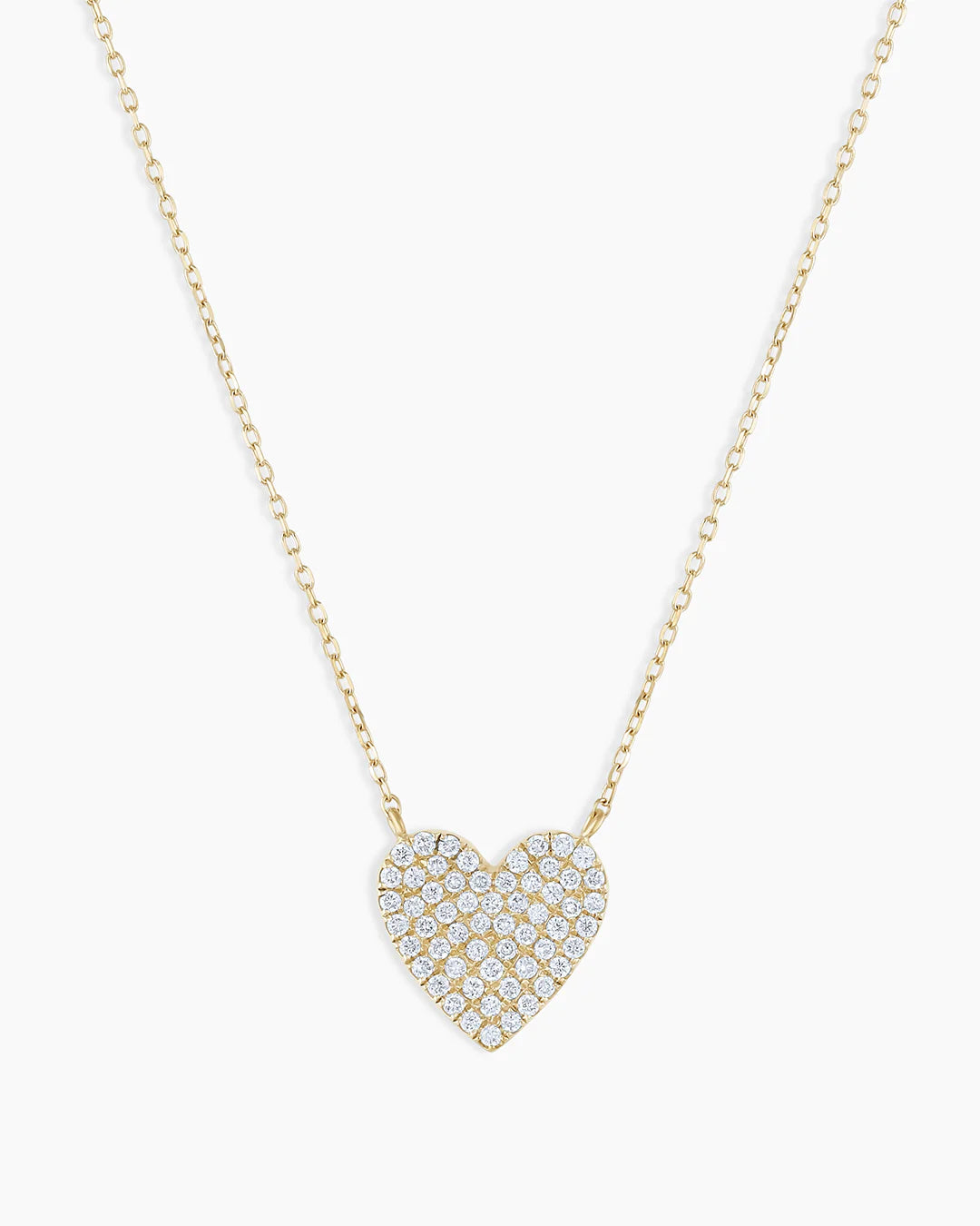 Diamond Pavé Heart Necklace