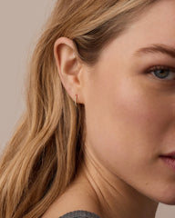 Diamond Pavé Single Huggie