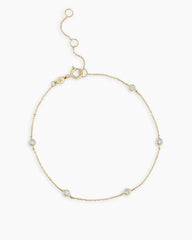 Classic Five Diamond Bracelet