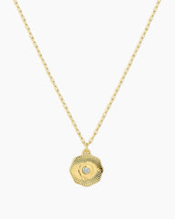 Birthstone Coin Necklace