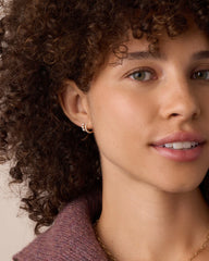 Diamond Paseo Single Huggie