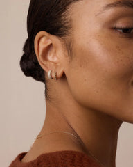 Diamond Paseo Statement Single Huggie