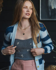 Vintage Heart Star Parker Charm