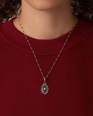 Vintage Coin Charm Necklace