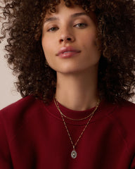 Vintage Coin Charm Necklace