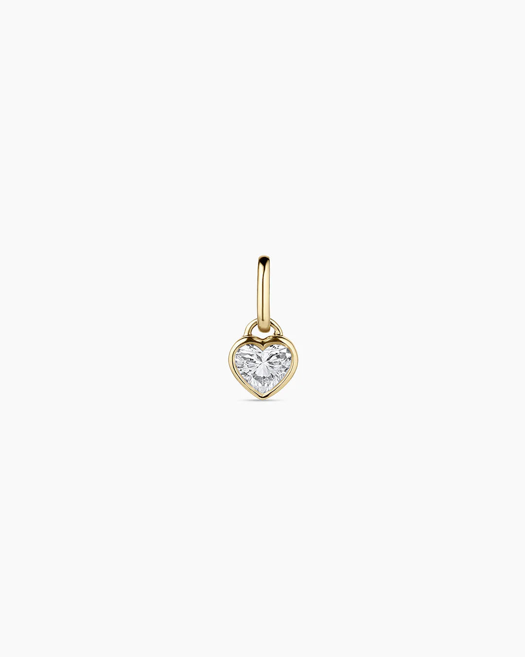 Lab Grown Diamond Heart Charm