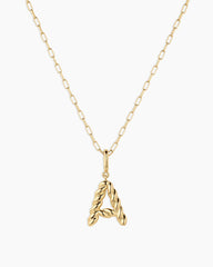 Crew Alphabet Statement Charm Necklace