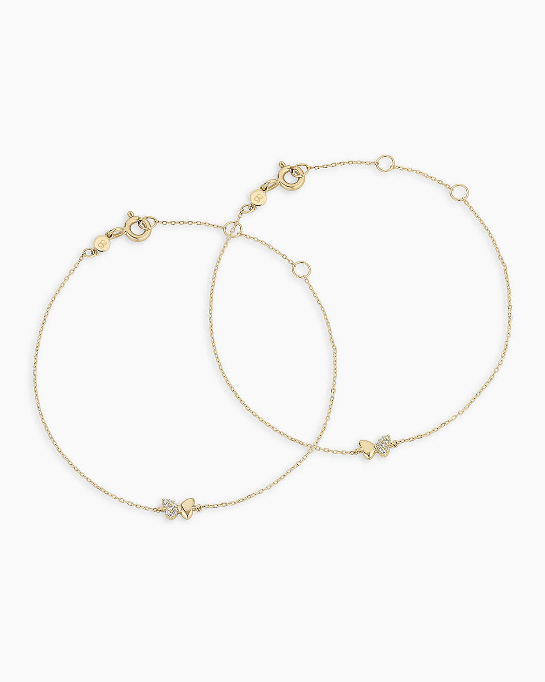 Diamond Bond Butterfly Bracelet