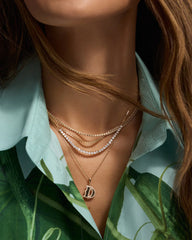 Lab Grown Diamond Tennis Row Necklace