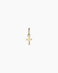 14k Gold Cross Charm
