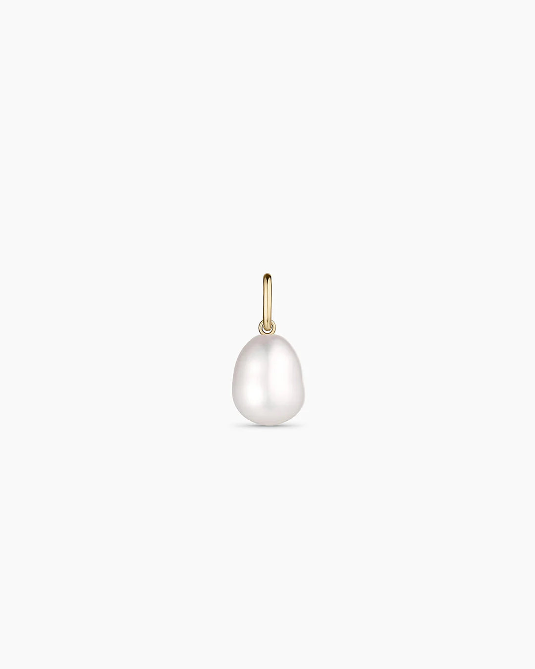 14k Gold Pearl Charm