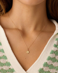 Diamond Butterfly Charm Necklace