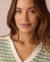 Diamond Butterfly Charm Necklace