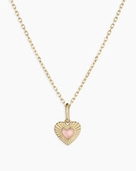14k Gold It's a Girl Charm Necklace