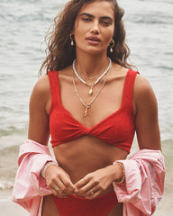 Gold Tulip Shell Parker Charm