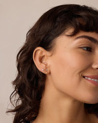 Pearl Flat Back Studs