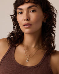 14k Gold Cowboy Boot Charm Necklace