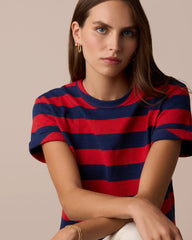 Campbell Heart Bead Hoops