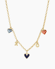 Campbell Heart Charm Necklace