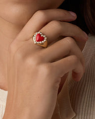 Love Pearl Ring