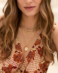 Sunset Etched Necklace