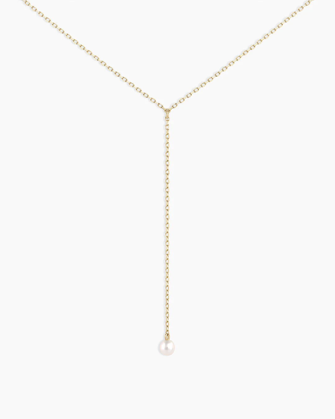 Pearl Lariat Necklace