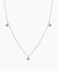 Classic Emerald Trio Necklace
